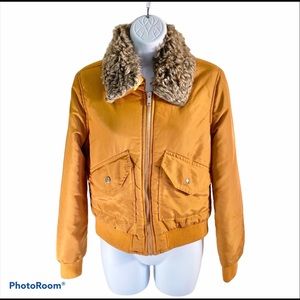 Wild Fable camel puffer jacket size XS